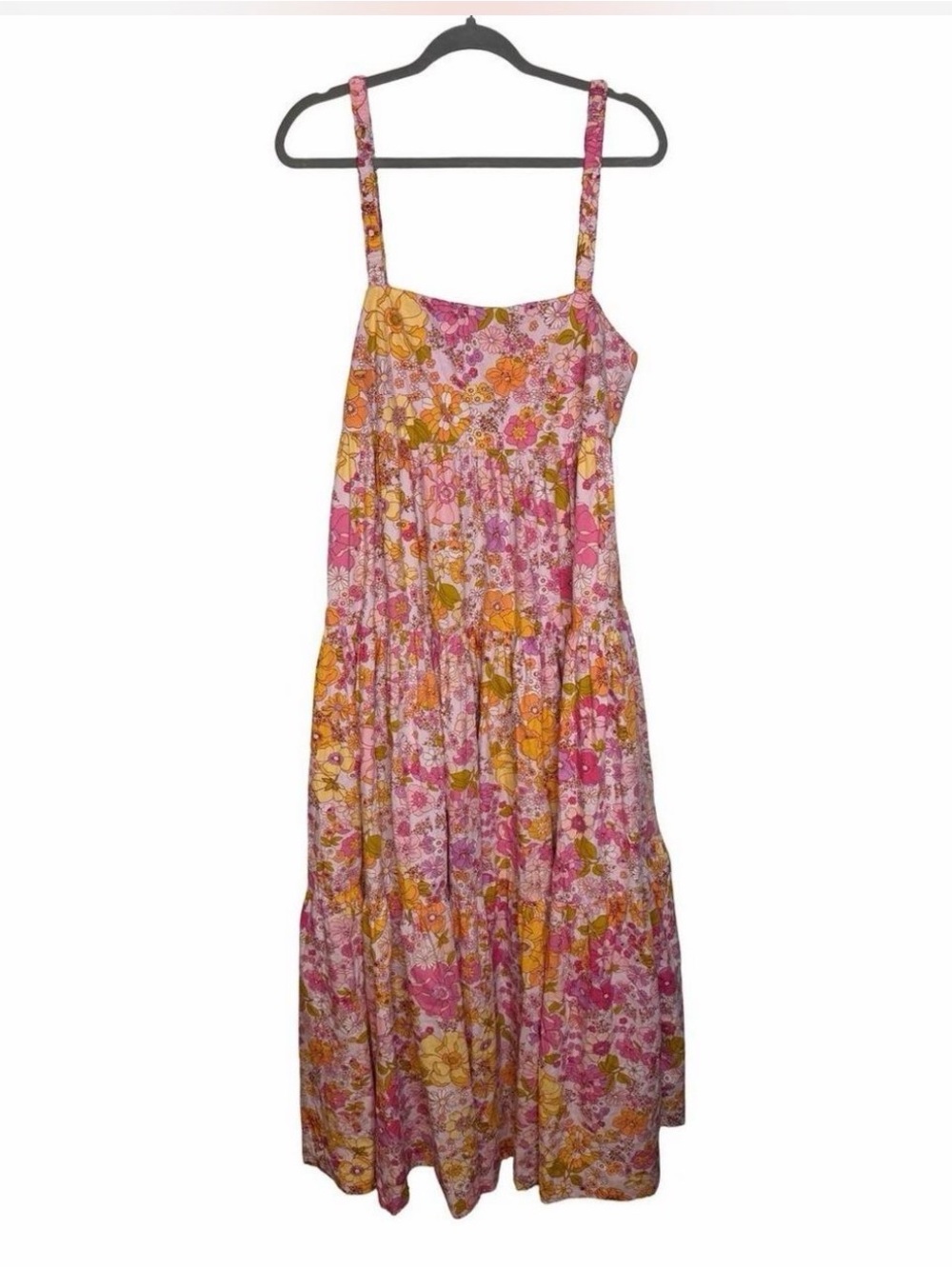 Free People Floral Park Slope Maxi Sundress - Size M - Picture 4 of 5